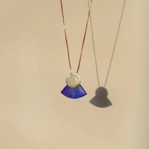 MOONBEAM Necklace / 14k Gold   Lapis Lazuli