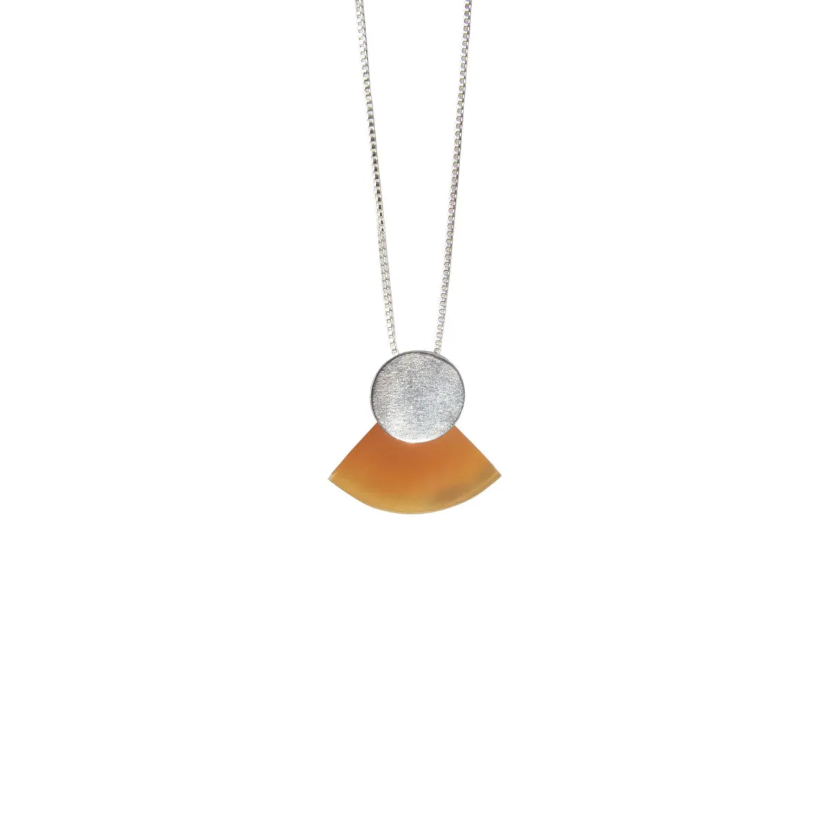 MOONBEAM Necklace / Yellow Agate