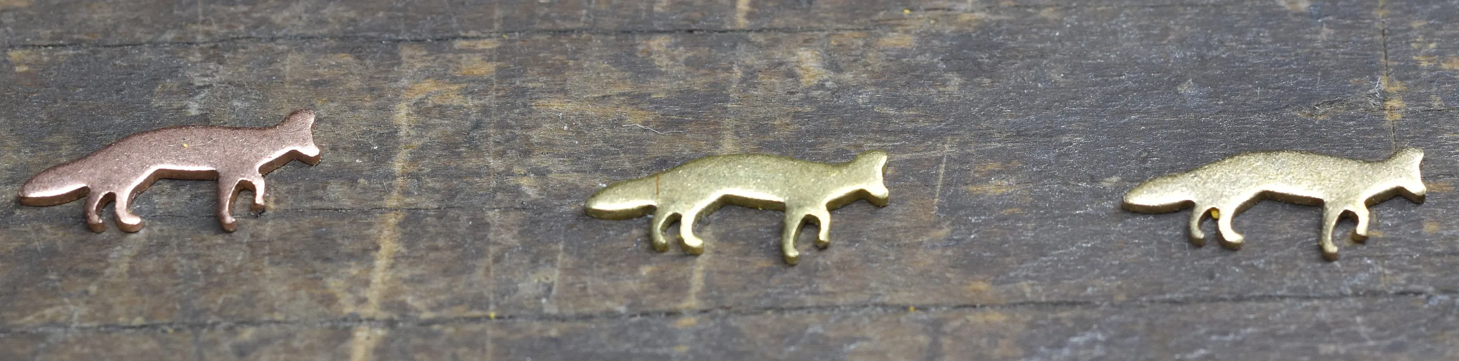 My MOST Super Tiny Realistic Foxy Fox Blank Metal Cutout for 24g DIY Tiny Blanks for Jewelry Making Mini shapes, Supplies by SupplyDiva