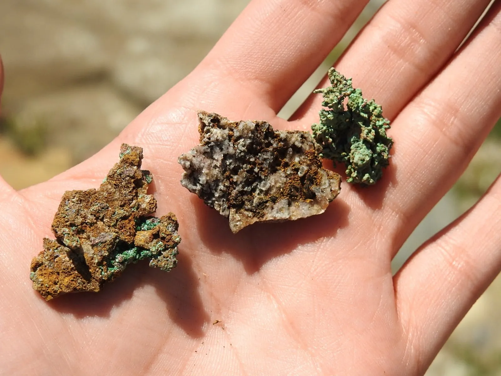 Native Copper Specimens (Morocco)