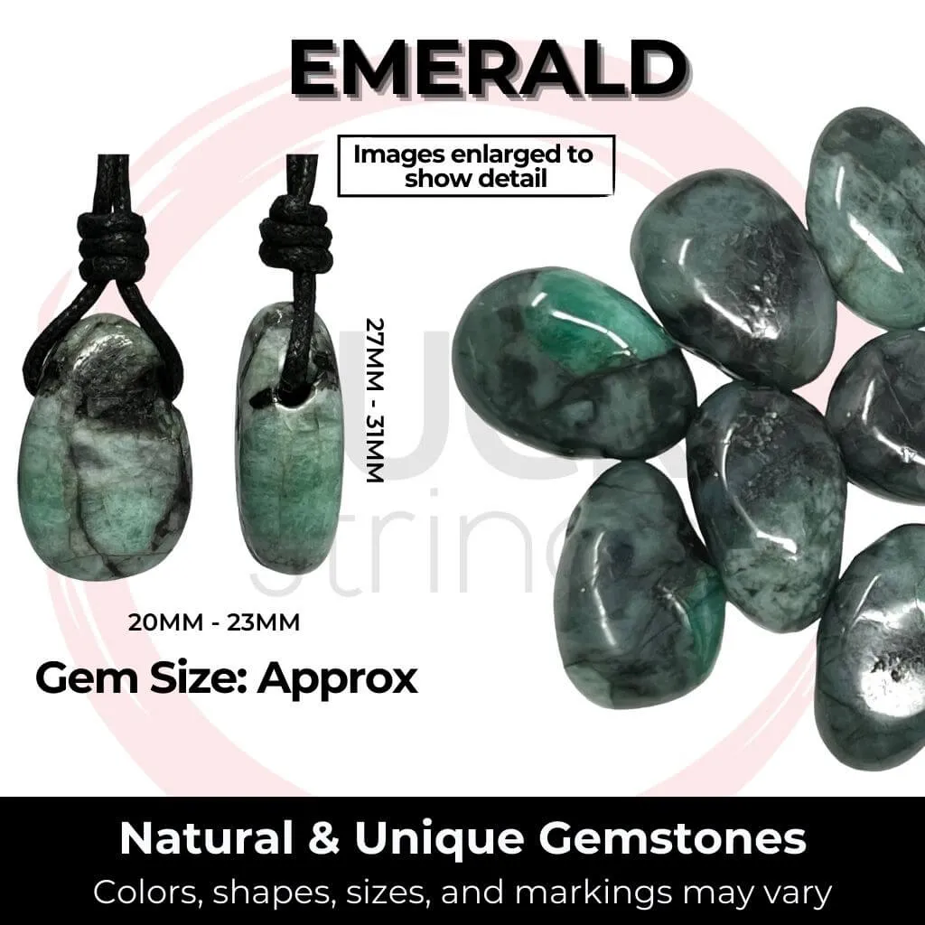 Natural Emerald Necklace For Wisdom And Power