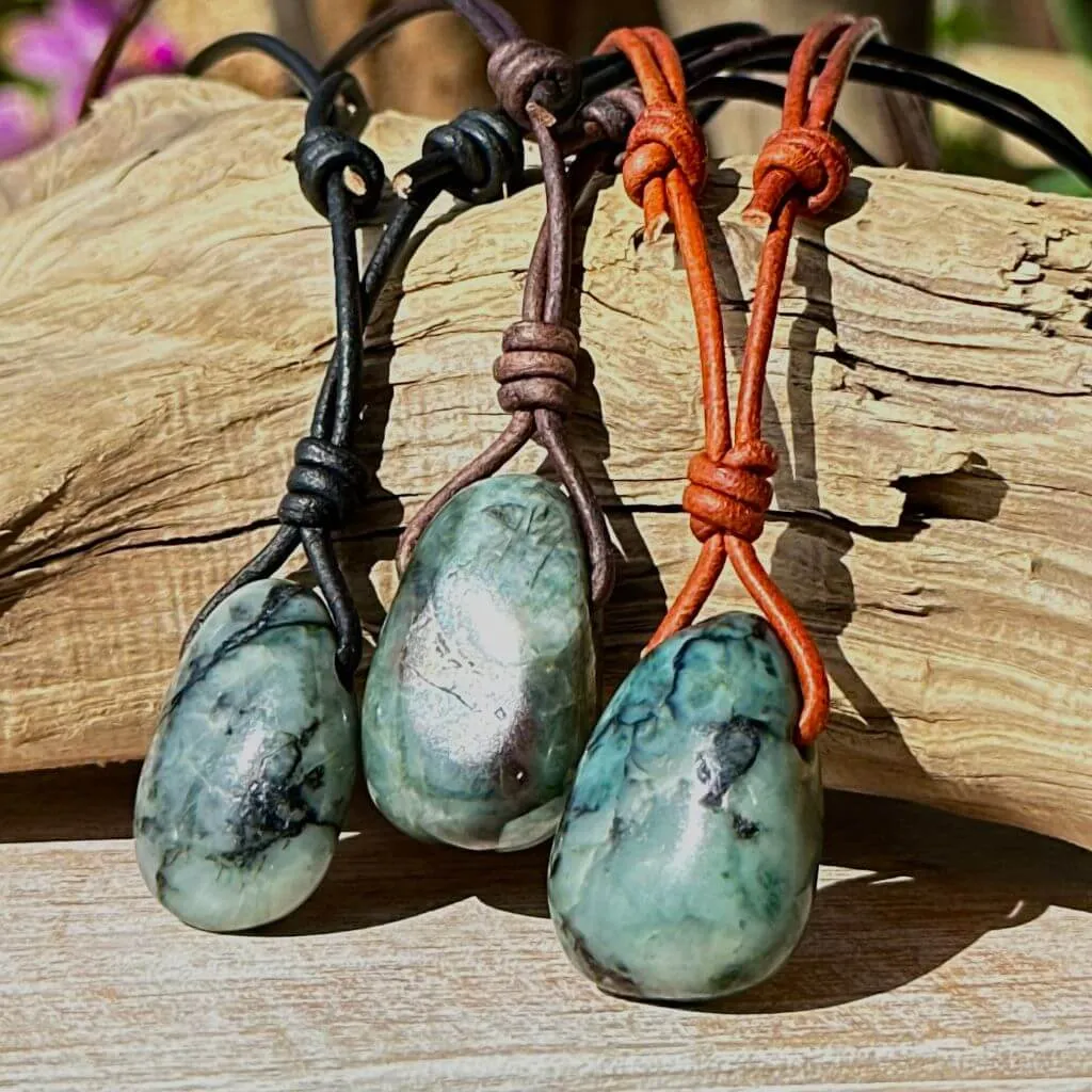 Natural Emerald Necklace For Wisdom And Power
