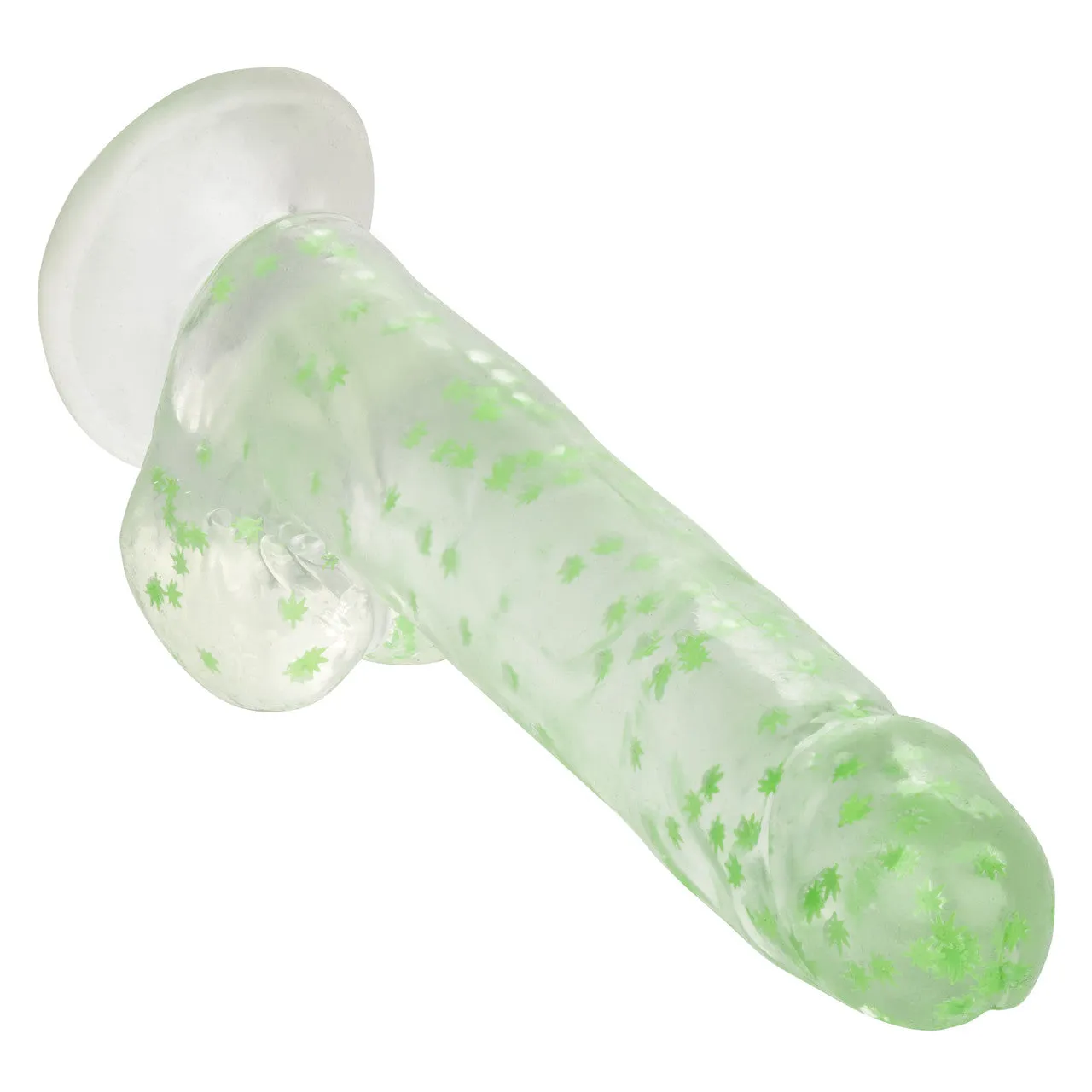 Naughty Bits I Leaf Dick GID Weed Dildo