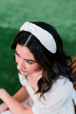 Nina Headband in Ivory