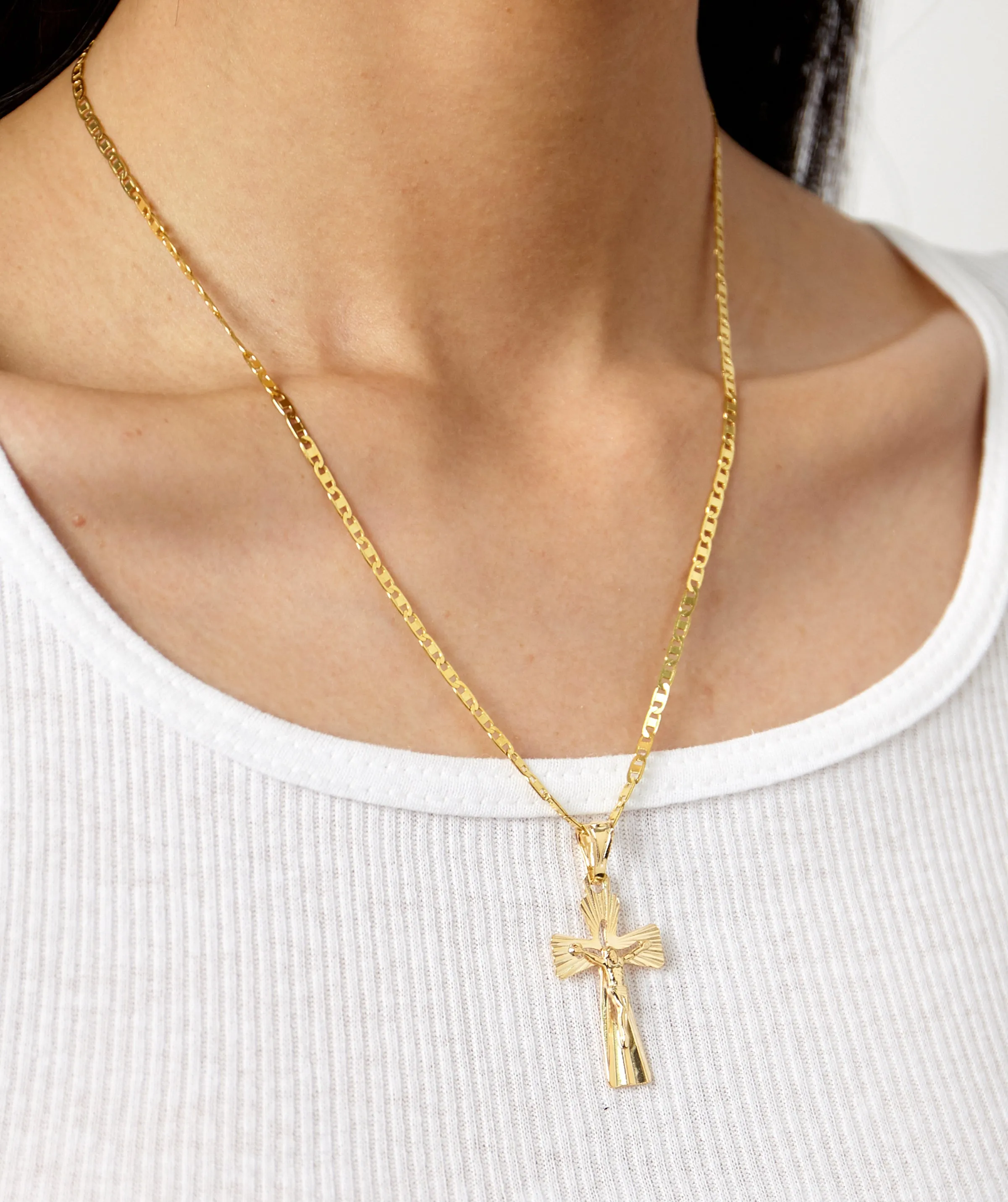 Notre Dame Cross Necklace