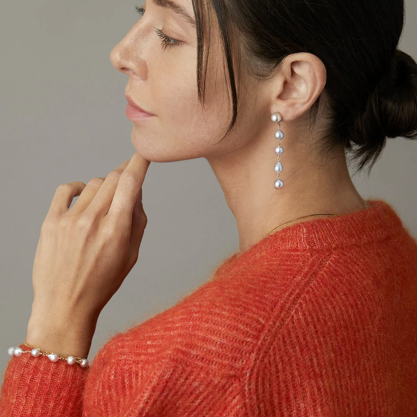 One-of-a-Kind Akoya Pearl Drop Earrings | APE1-OOAK