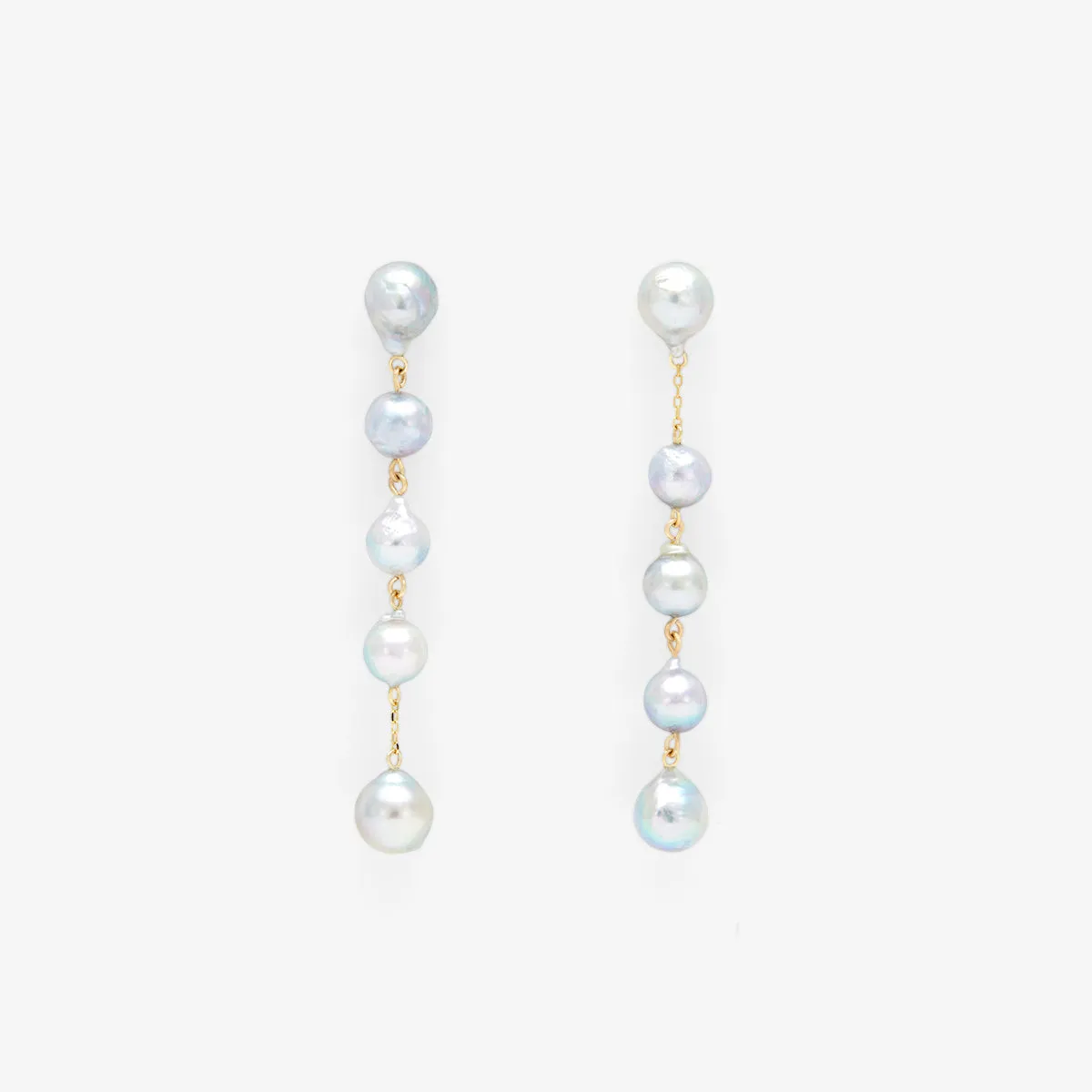 One-of-a-Kind Akoya Pearl Drop Earrings | APE6-OOAK