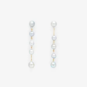 One-of-a-Kind Akoya Pearl Drop Earrings | APE6-OOAK