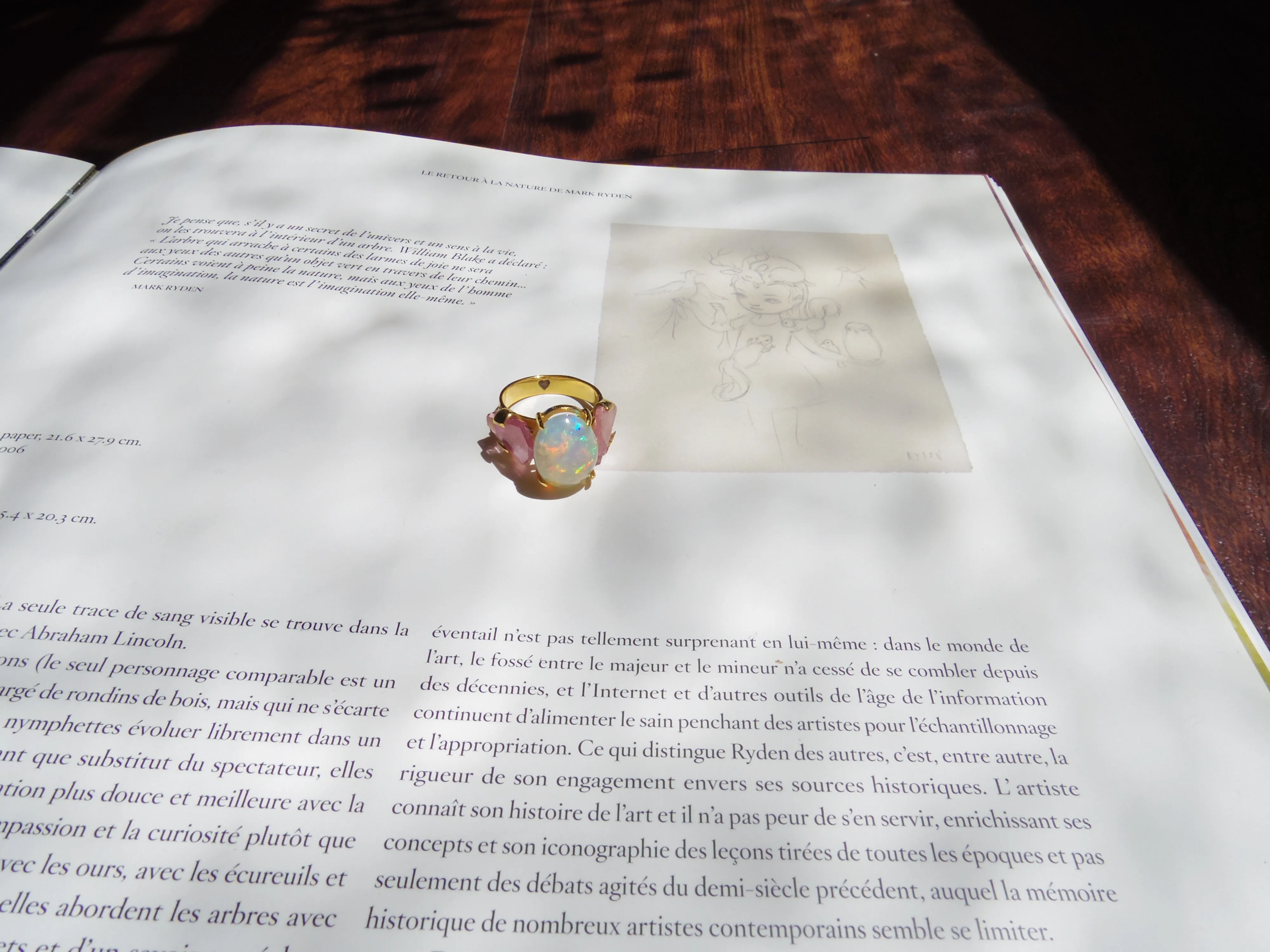 Opal × Pink Tourmaline