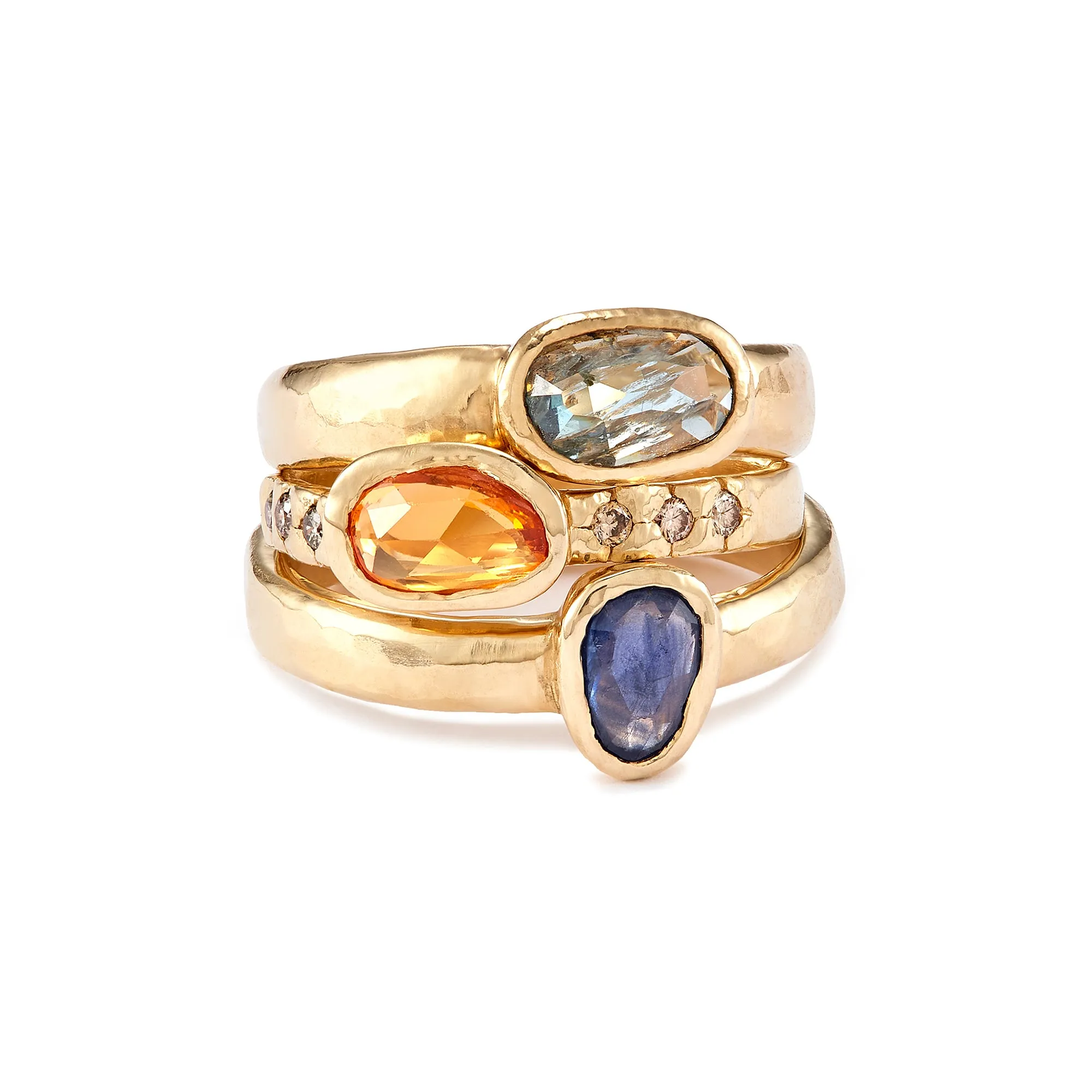 Oval Blue Montana Sapphire Ring