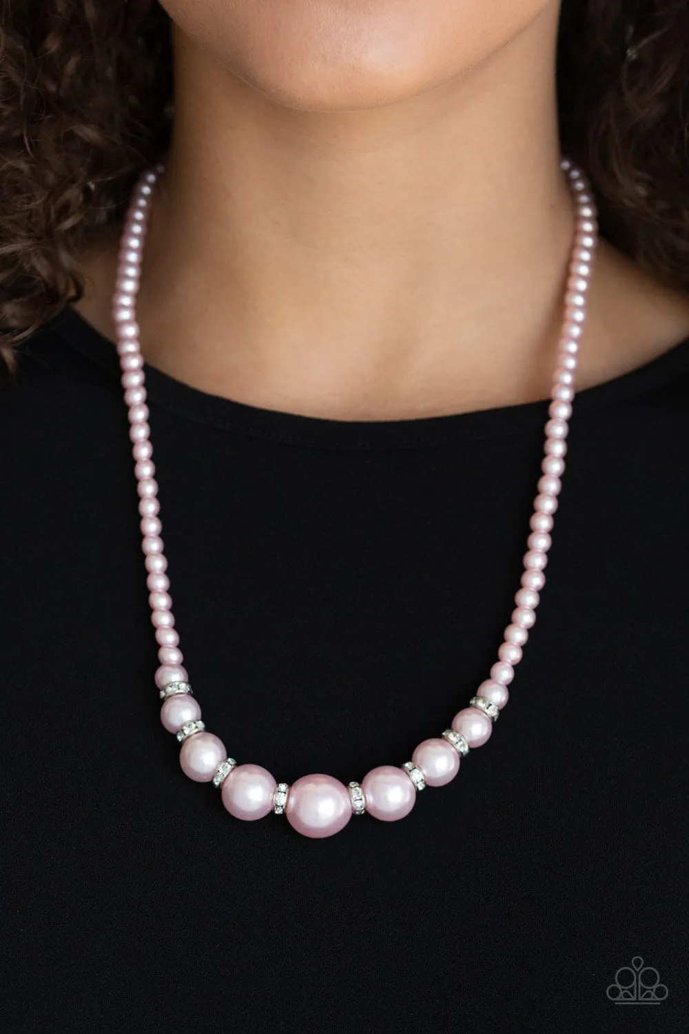 Paparazzi SoHo Sweetheart Necklace - Pink