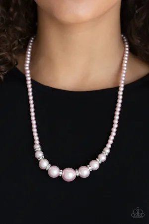 Paparazzi SoHo Sweetheart Necklace - Pink