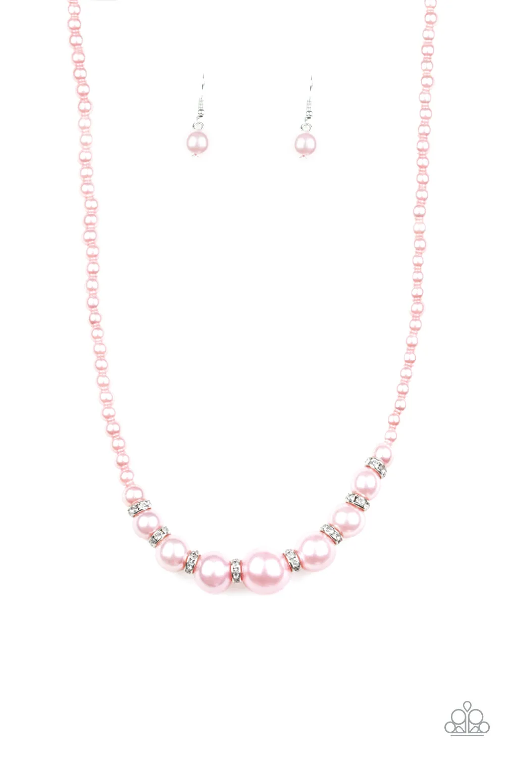 Paparazzi SoHo Sweetheart Necklace - Pink