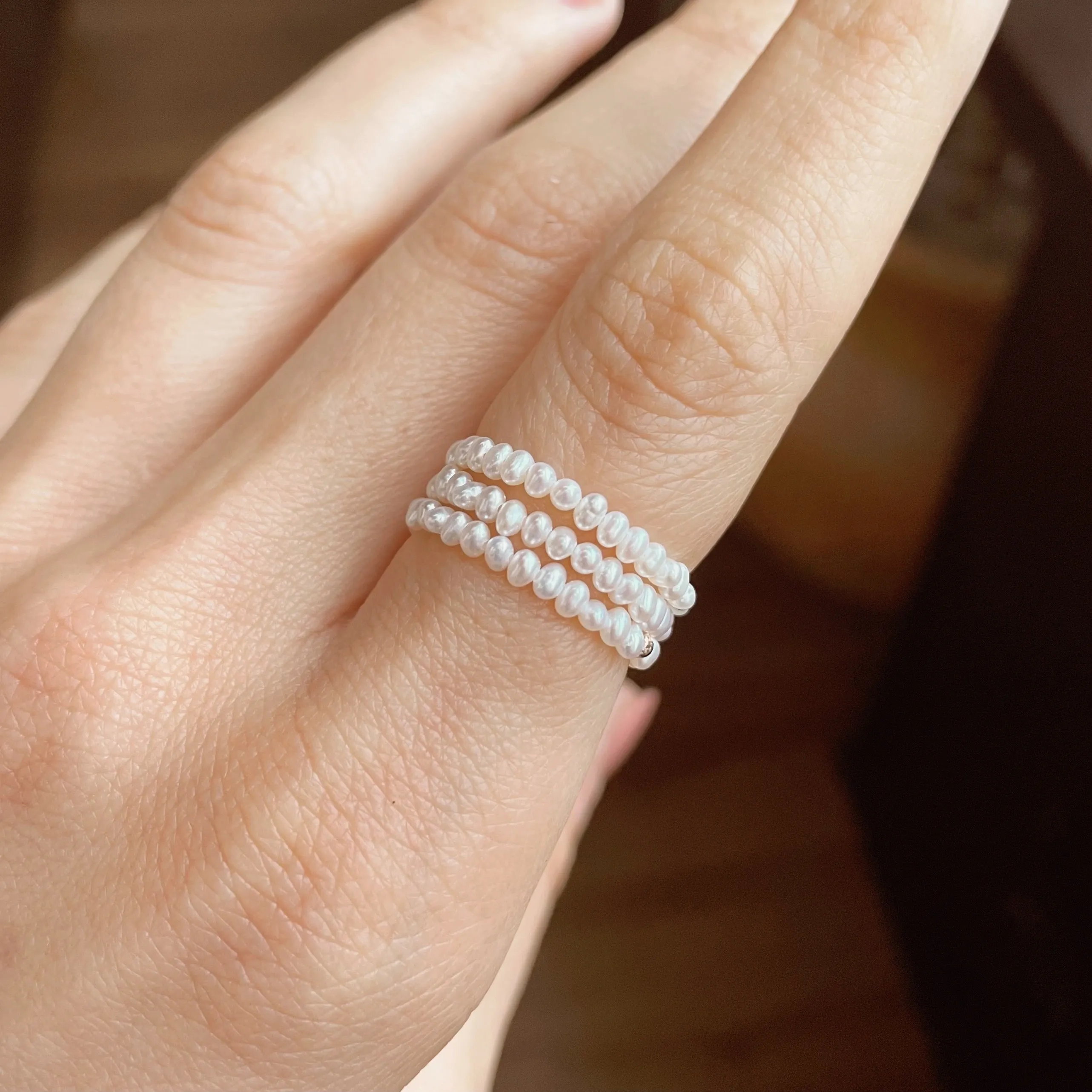 Pearl Stretch Ring