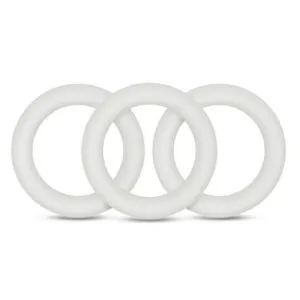Performance - Vs2 Pure Premium Silicone Cockrings  - Small - White