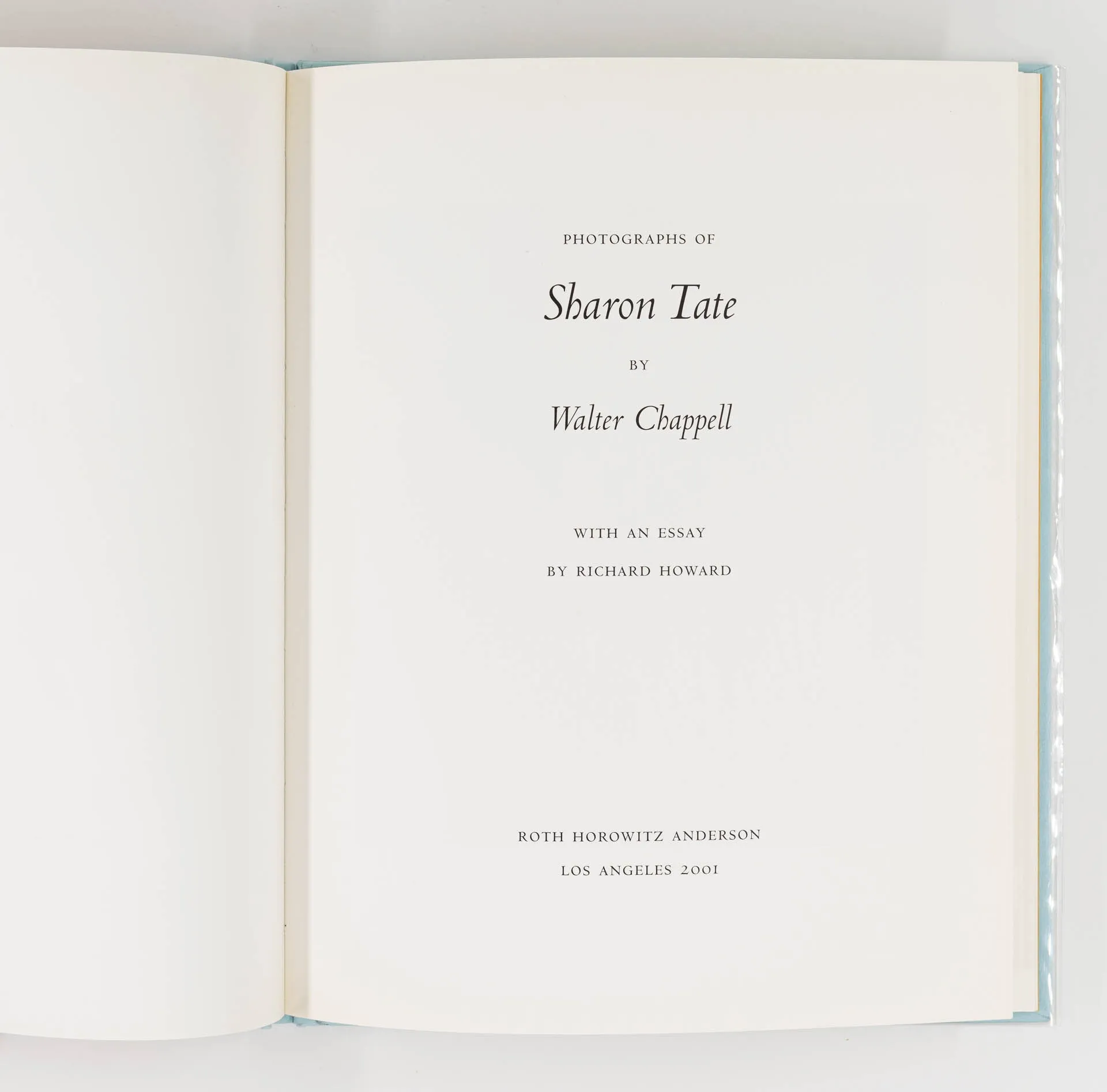 Photographs of Sharon Tate – Walter Chappell [1st Ed.]