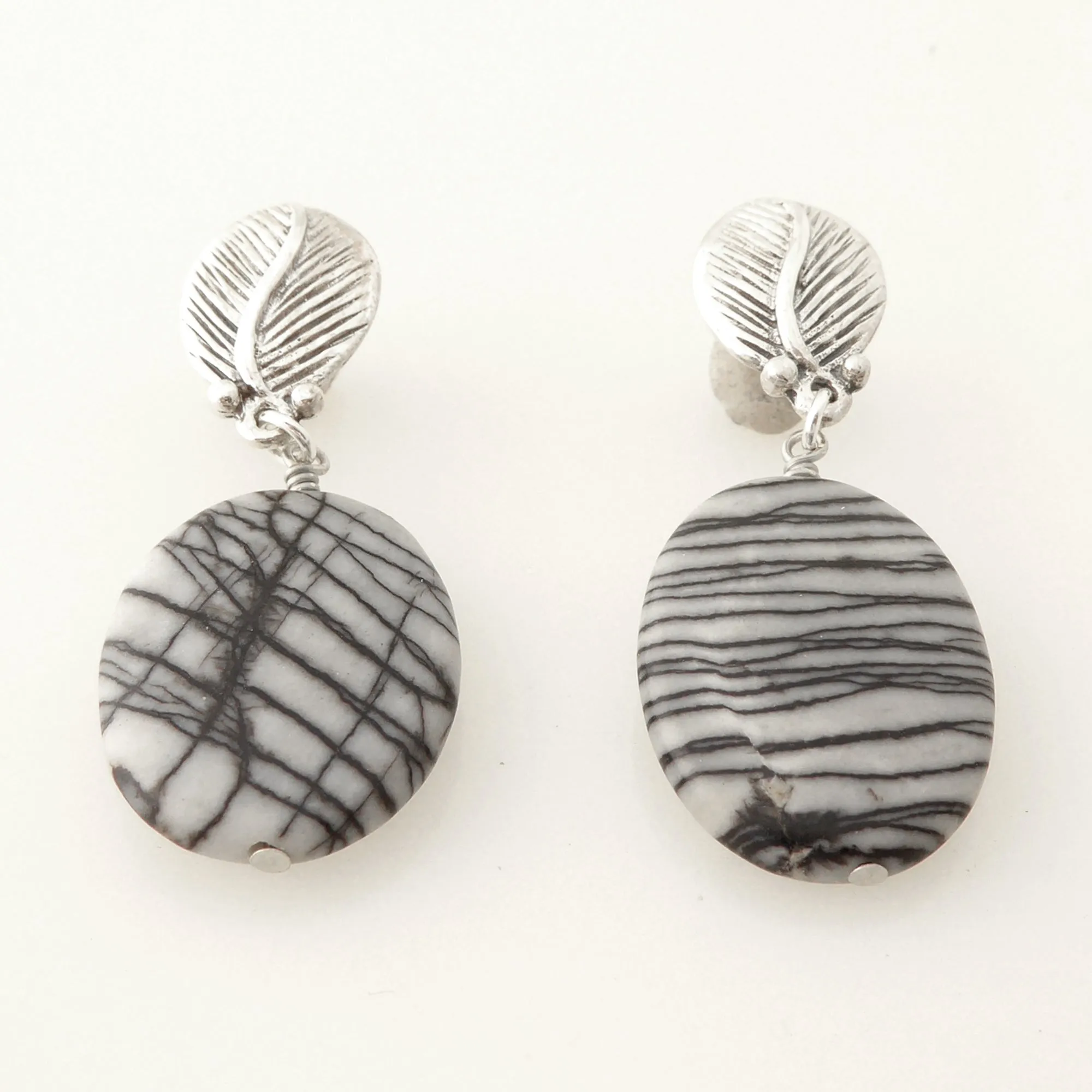 Picasso jasper earrings