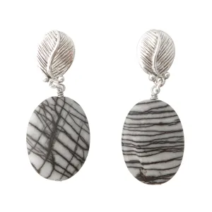 Picasso jasper earrings