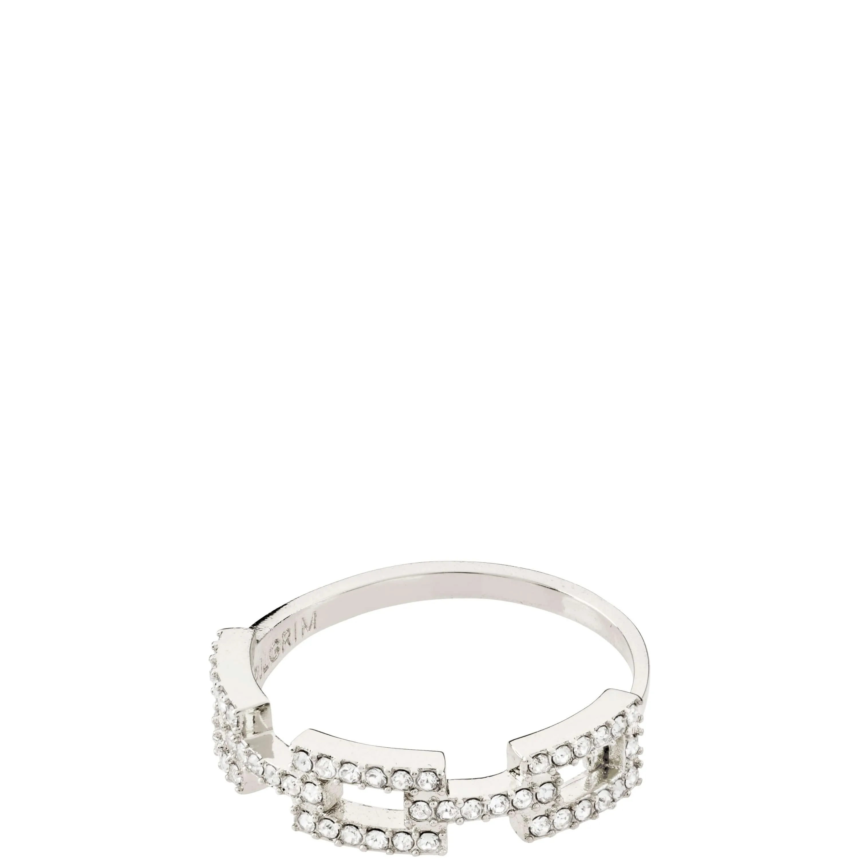 Pilgrim Coby Silver Crystal Ring
