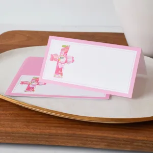 Pink Cross Placecards