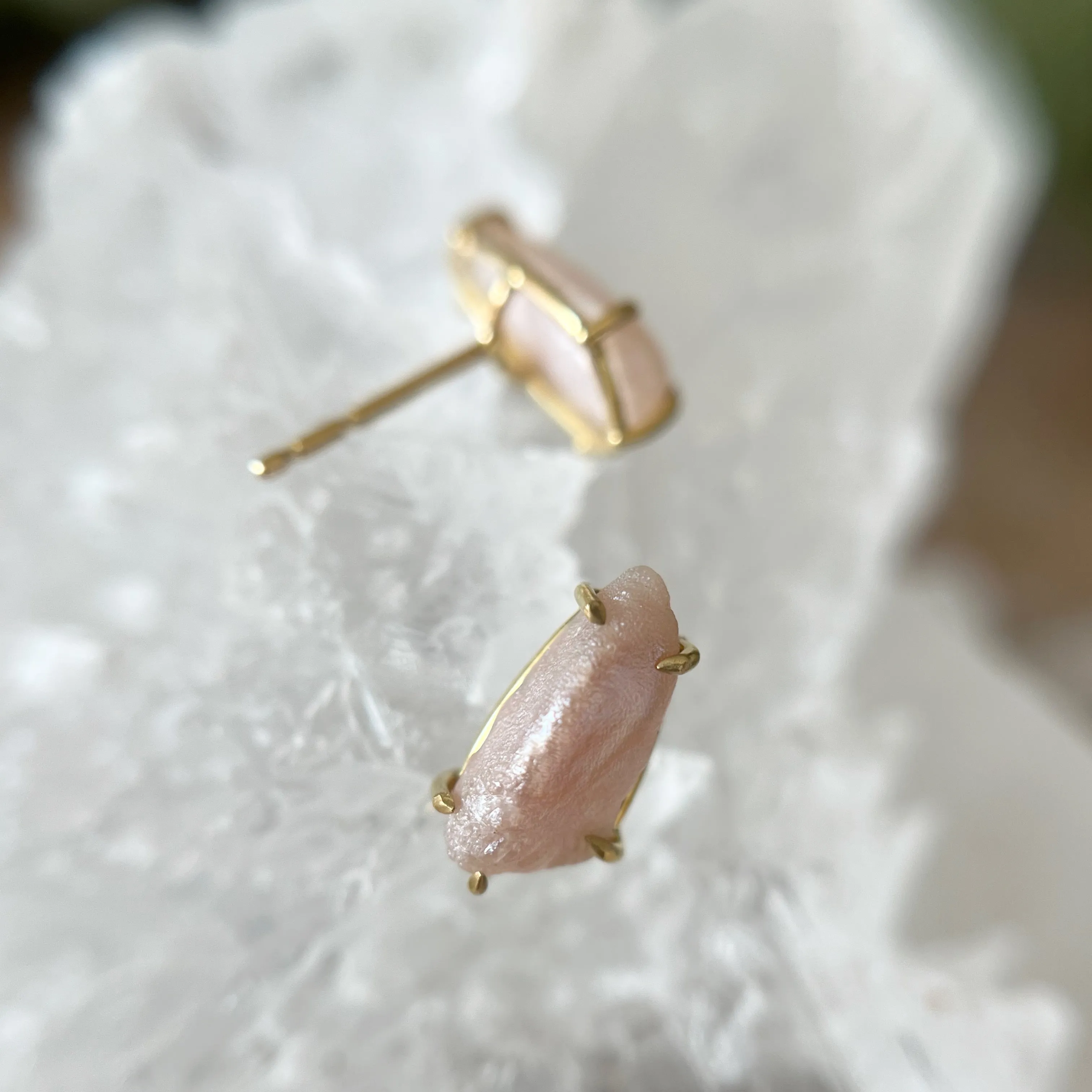 Pink Pearl Earrings