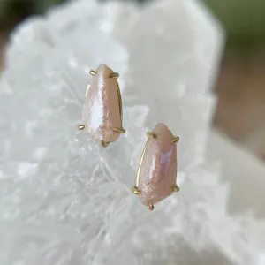 Pink Pearl Earrings