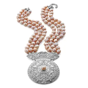 Pink Wolf Necklace