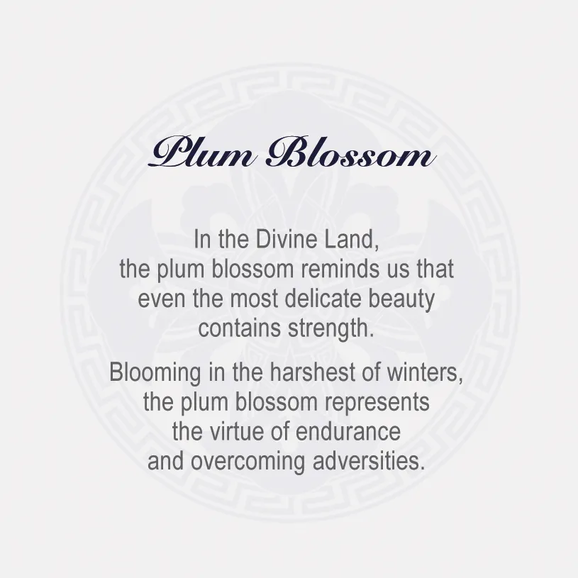 Plum Blossom Beaded Pearl Necklace