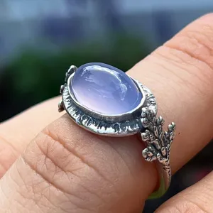 PRE-ORDER FOR STORME- Lilac Chalcedony Ring Sz 7.5