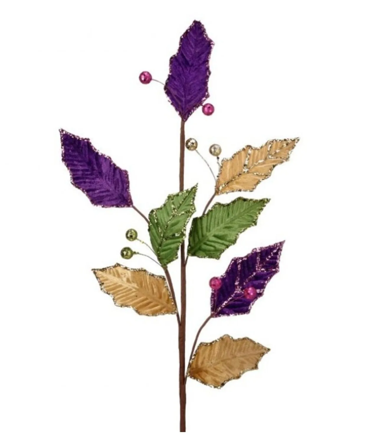 Regency 30" Mardi Gras Leaf Spray- MTX70421