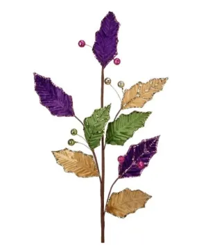 Regency 30" Mardi Gras Leaf Spray- MTX70421