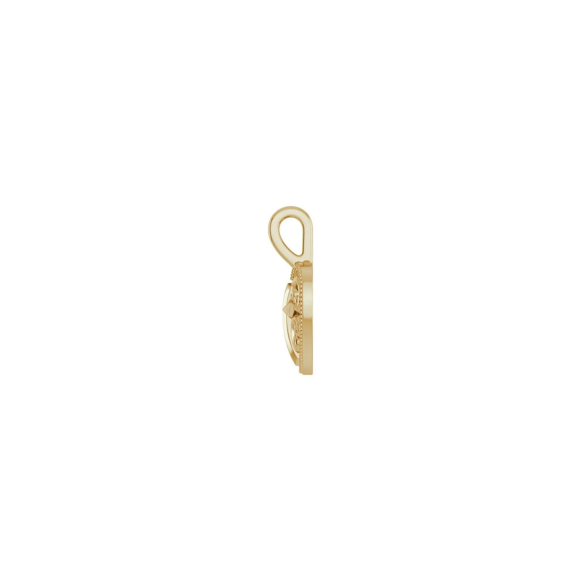 Religious Cross Heart Pendant