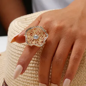 Rhinestone Decor Ring( Clearance sale
