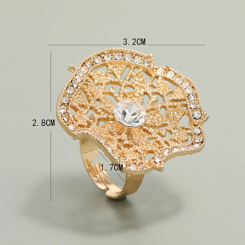 Rhinestone Decor Ring( Clearance sale