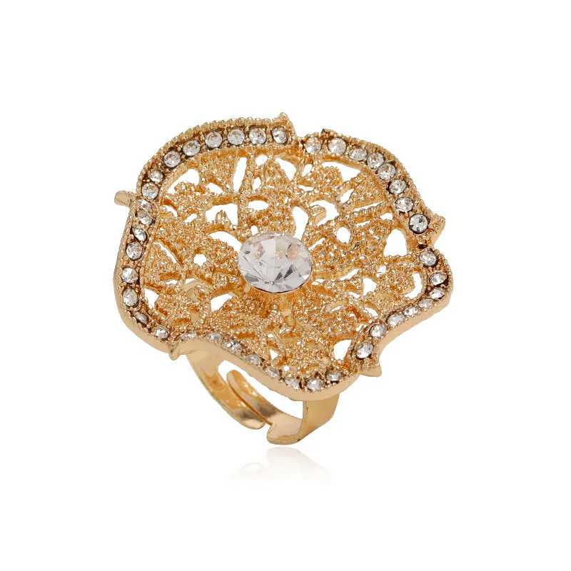Rhinestone Decor Ring( Clearance sale