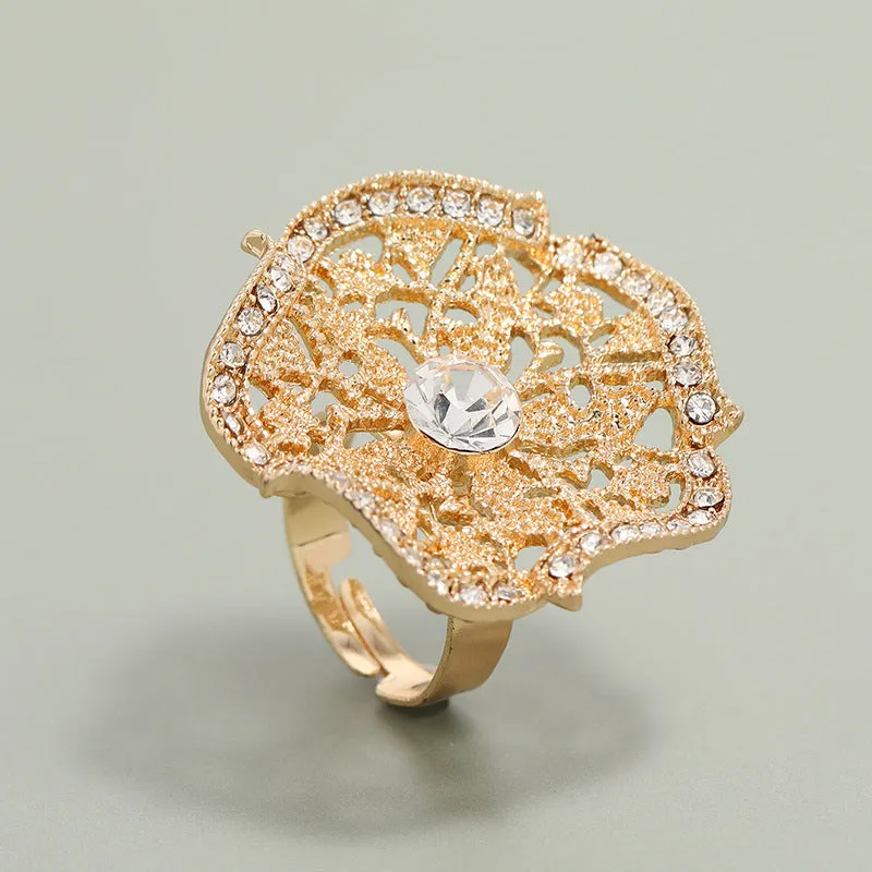 Rhinestone Decor Ring( Clearance sale