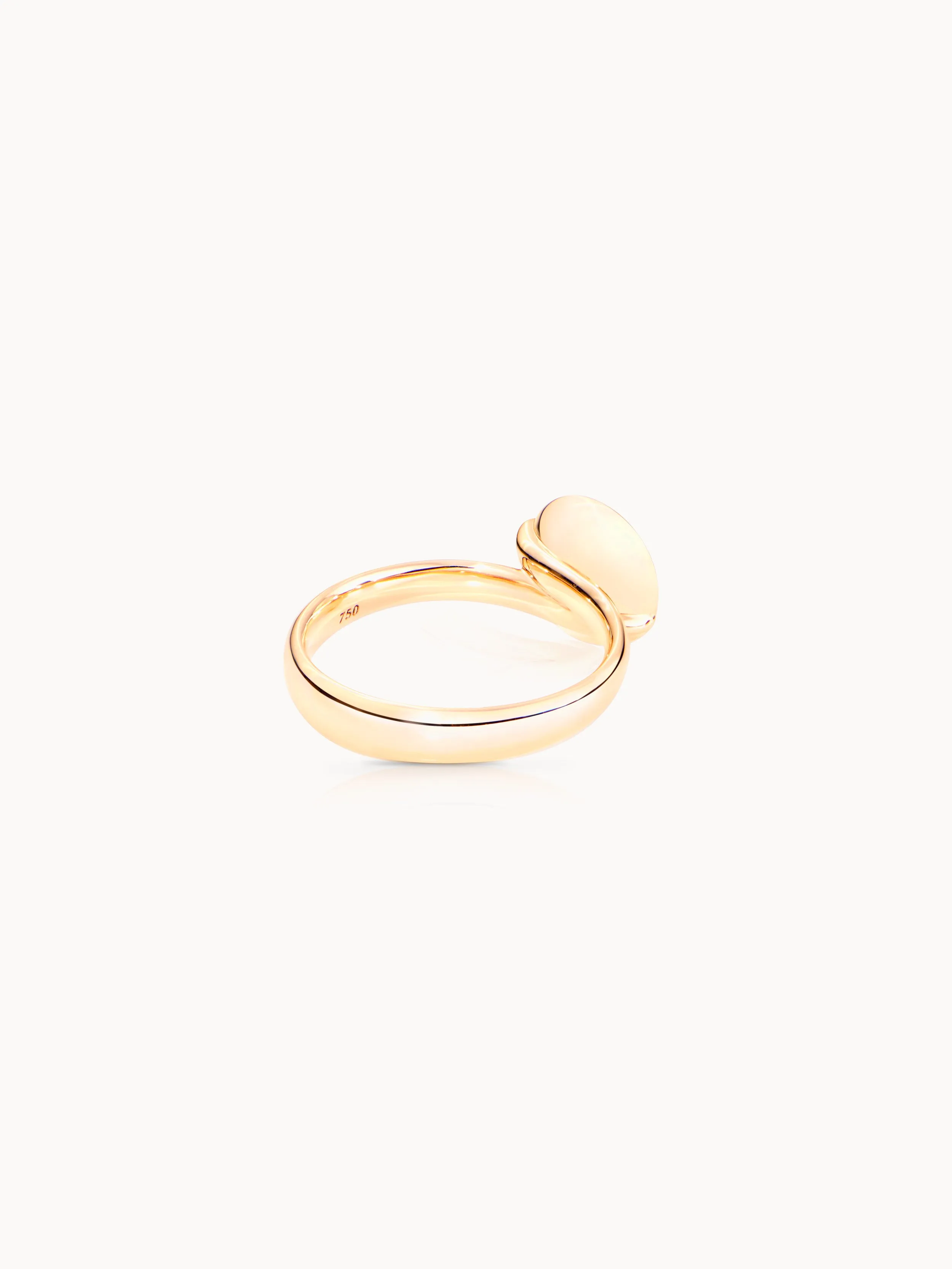 Ring BOUTON small Diamond Pavé with Diamond Pavé