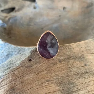 Ruby Ring in Rose Gold