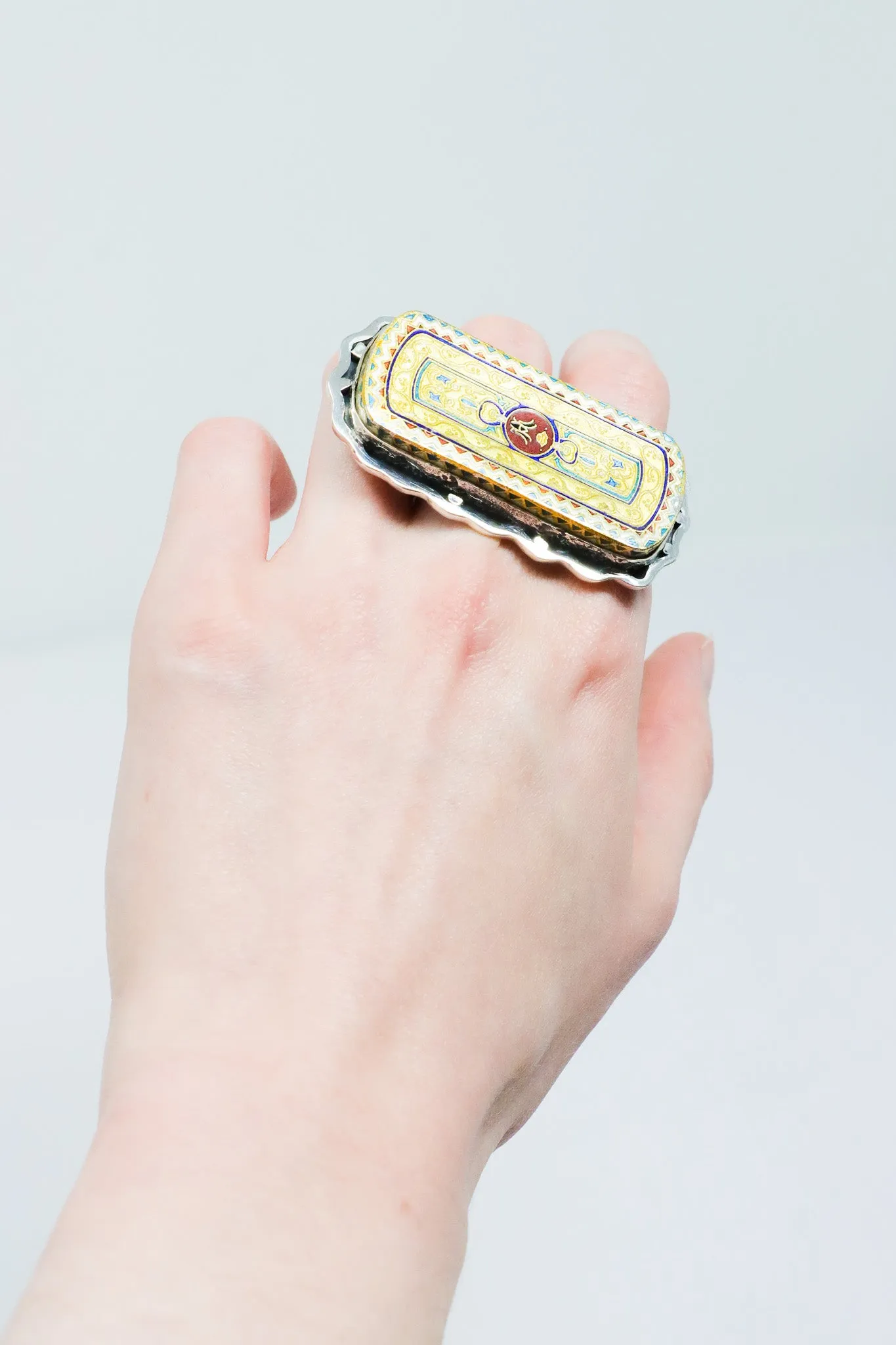 Sally Bass Turkish Cloisonne Ring