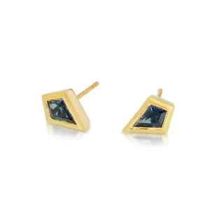 Sapphire Kite Studs