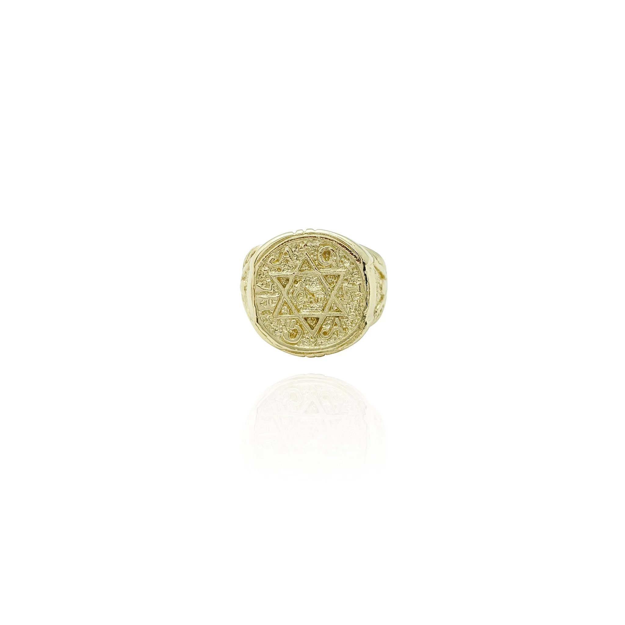 Seal of Solomon Signet Ring (14K)