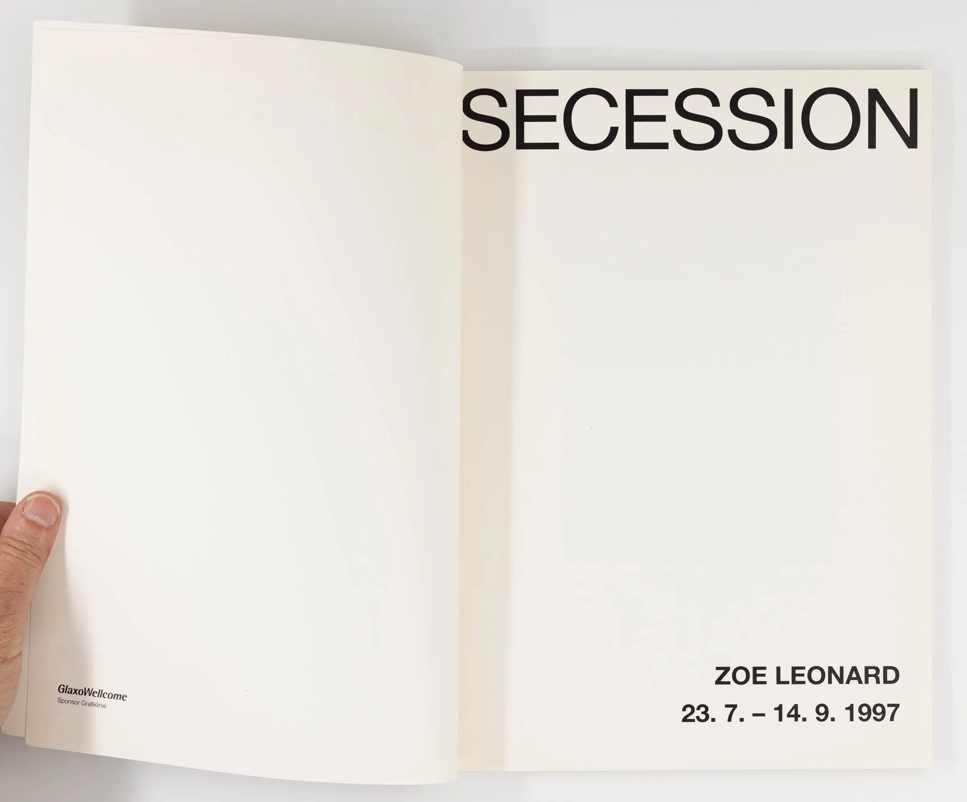 Secession – Zoe Leonard [1st Ed.]