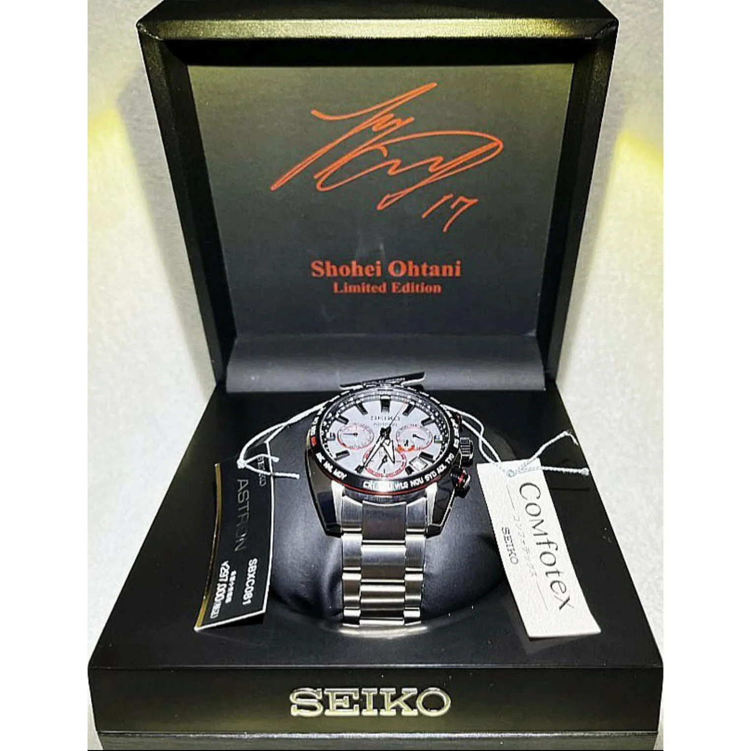 SEIKO ASTRON GPS SOLAR SHOHEI OHTANI MODEL MEN WATCH (2020 LIMITED, EXTREMELY RARE) SBXC081