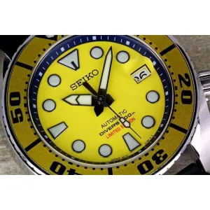 SEIKO PROSPEX SUMO YELLOW DIVER SCUBA MEN WATCH (Limited Edition) SBDC017