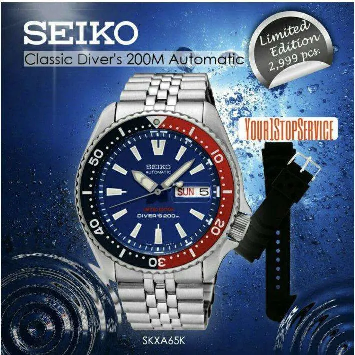 Seiko SCUBA DIVER MEN WATCH (SKX 2999 Limited) SKXA65K
