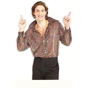 Sequin Disco Shirt Size Xl
