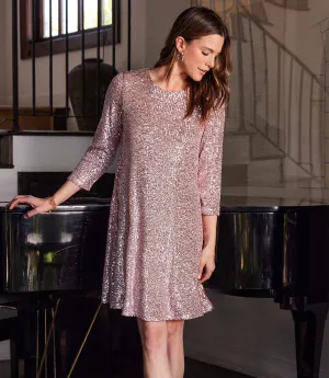 Sequin Swing Dress