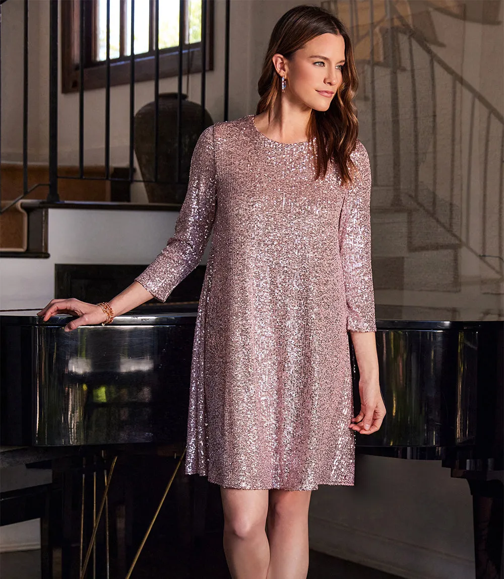Sequin Swing Dress