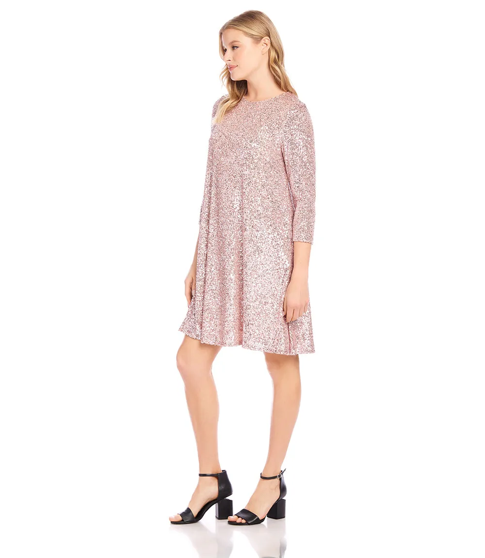 Sequin Swing Dress