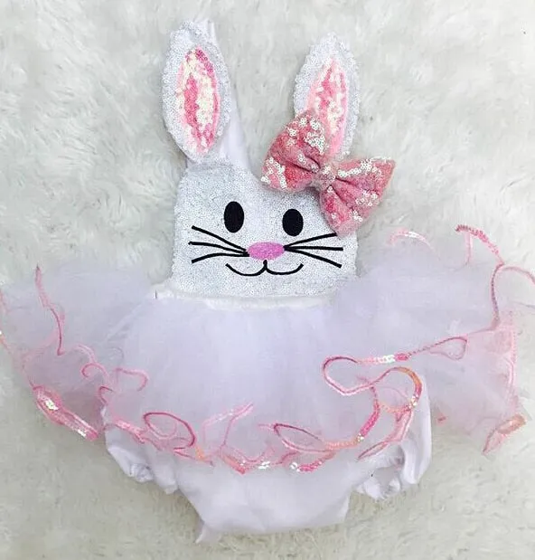 Sequin Tutu Bunny Romper